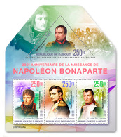 Djibouti. 2019 250th Anniversary Of Napoleon Bonaparte. (0206a) OFFICIAL ISSUE - Napoleon