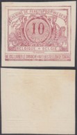 Belgique- Essai Chemin De Fer 1902 10c. Rouge (DD) DC2957 - Proofs & Reprints