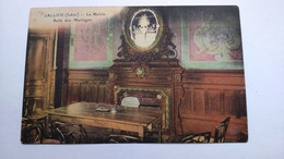 Carte Postale (  R7 ) Ancienne De Jallieu , La Mairie, Salle Des Mariages - Jallieu