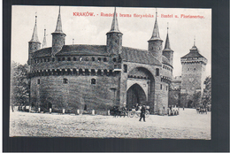 POLAND Krakow Krakau  Rondel I Brama Floryanska Bastei U Florianertor Ca 1920 OLD POSTCARD - Polonia