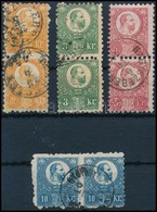 O 1871 Réznyomat 2kr, 3kr, 5kr, 10kr Párok - Sonstige & Ohne Zuordnung