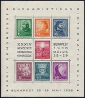 ** 1938 Eucharisztikus  Blokk  (10.000) (kis Hibák) - Andere & Zonder Classificatie