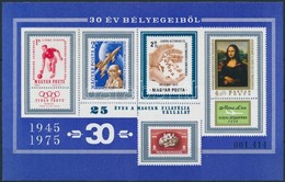 ** 1975 30 év Bélyegeiből Vágott Blokk (4.000) - Andere & Zonder Classificatie