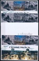 ** 2016/09 Csernobil 4 Db-os Emlékív Garnitúra (28.000) - Andere & Zonder Classificatie