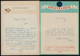2 Db Dísztávirat Az 50-es évekből - Andere & Zonder Classificatie
