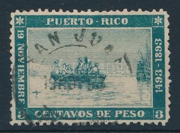 O Puerto Rico 1 Db Régi  Bélyeg Stecklapon - Andere & Zonder Classificatie