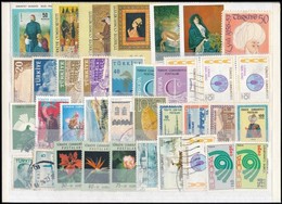 ** O Törökország 1956-19971 Db Blokk, 10 Db Sor, 21 Db Bélyeg (záróérték Is), 1 FDC, 2 Futott Levél - Andere & Zonder Classificatie