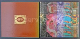 Royal Mail Special Stamps 1987 és 1991 2 Album Tokkal, Bélyegek Nélkül - Autres & Non Classés