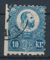 O 1871 Réznyomat 10kr Bal Oldalon Vágott - Andere & Zonder Classificatie