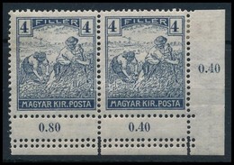 ** * 1919 Arató 4f ívsarki Pár Alul Háromszoros Fogazás - Andere & Zonder Classificatie