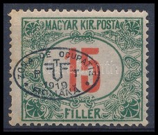 ** Debrecen I. 1919 Portó 15f (9.000) / Mi P8 Signed: Bodor - Altri & Non Classificati