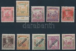 ** Szeged 1919 10 Klf Bélyeg (19.300) / 10 Different Stamps. Signed: Bodor - Otros & Sin Clasificación