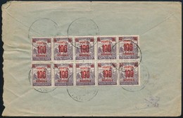 1924 Levél 1000K Portóval / Cover With 1000K Postage Due 'GYŐR' - Nyulfalu - Andere & Zonder Classificatie