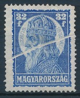 (*) 1928 Szent István 32f Látványos Papírránccal - Altri & Non Classificati