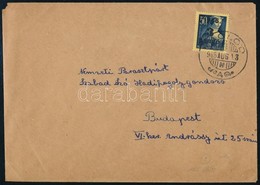 1945 (2. Díjszabás) Távolsági Levél Kisegítő 3P/50f Bérmentesítéssel - Other & Unclassified