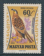 O 1962 Ragadozó Madarak 60f ,,a Hátsó Karom Alatt Fekete Folt' Tévnyomat - Sonstige & Ohne Zuordnung