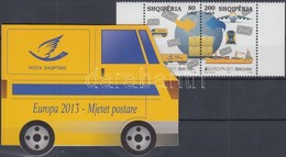 ** 2013 Europa CEPT Postai Járművek Pár + Kisív Mi 3427-3428 + Bélyegfüzet - Autres & Non Classés