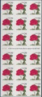** 1993 Rózsa; Virág Fólialap Mi F-Blatt 10a (2394) - Sonstige & Ohne Zuordnung