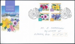 1999 Virágnégyestömb Mi 1805-1808 FDC-n - Sonstige & Ohne Zuordnung