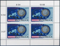 ** 2002 Az Euro Bevezetése Kisív Mi 2368 - Sonstige & Ohne Zuordnung