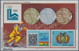 ** 1980 Téli Olimpia, Lake Placid Blokk Mi 102 - Andere & Zonder Classificatie