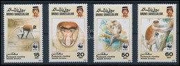 ** 1991 WWF Majmok Sor,
WWF Monkies Set
Mi 430-433 - Other & Unclassified