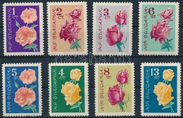 ** 1962 Rózsa, Virág Sor Mi 1300-1307 - Sonstige & Ohne Zuordnung