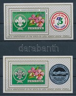 ** 1983 Cserkész, Orchidea Mi Blokk 45-46 - Other & Unclassified