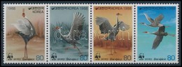 ** 1988 WWF Daru Négyescsík,
WWF Crane Stripe Of 4
Mi 1553-1556 - Autres & Non Classés