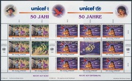 ** 1996 UNICEF Kisívsor,
UNICEF Minisheet Set
Mi 218-219 - Other & Unclassified