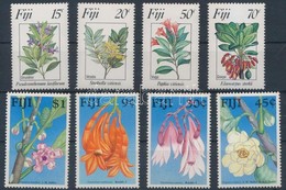 ** 1984/1988 Virágok 2 Db Klf Sor Mi 504-507, 590593 - Andere & Zonder Classificatie