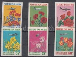 ** 1971 Virágok Vágott Sor Mi 425-430 - Andere & Zonder Classificatie