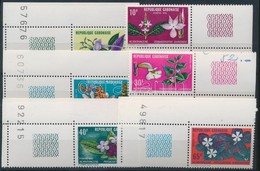 ** 1972 Virágok ívszéli Szelvényes Sor Mi 464-469 - Andere & Zonder Classificatie