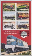 ** 2008 Vasút Felülnyomott Kisív Mi 6225-6230 + Blokksor Mi 1634-1636 - Autres & Non Classés