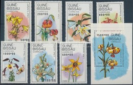 ** 1989 Liliomok Sor Mi 1049-1055 + Blokk Mi 278 - Sonstige & Ohne Zuordnung