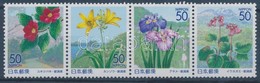 ** 2002 Niigata Prefektúra: Virágok Négyescsík Mi 3342-3345 - Andere & Zonder Classificatie