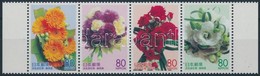 ** 2004 Shizuoka Prefektúra: Virágok ívszéli Négyescsík Mi 3659-3662 - Andere & Zonder Classificatie