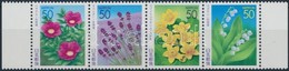 ** 2005 Hokkaido Prefektúra; Virágok ívszéli Négyescsík Mi 3800-3803 - Andere & Zonder Classificatie