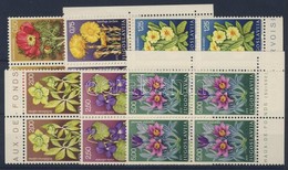 ** 1969 Virágok Mi 1330-1335 Négyes Tömbökben - Autres & Non Classés