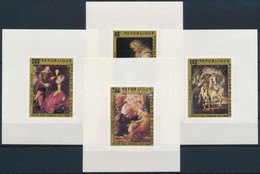** 1978 Rubens Festmények  Mi 606-609 De Luxe Blokksor - Autres & Non Classés