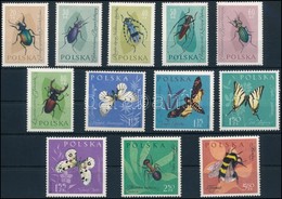 ** 1961 Rovarok Sor,
Insects Set
Mi 1277-1288 - Andere & Zonder Classificatie