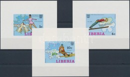 ** 1976 Téli Olimpia: Innsbruck Vágott Sor Blokk Formában Mi 980 B-985 B - Autres & Non Classés