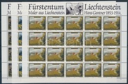 ** 1993 Liechtensteini Festők Kisívsor Mi 1056-1058 - Other & Unclassified