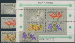 ** 1969 Orchidea Sor Mi 110-113 + Blokk 14 - Altri & Non Classificati