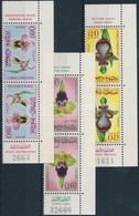 ** 1965 Orchidea ívsarki Fordított állású Párok Mi 556-558 - Sonstige & Ohne Zuordnung