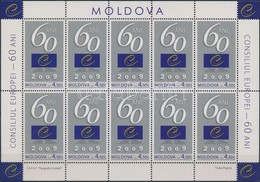 ** 2009 60 éves Az Európa Tanács Kisív  Mi: 649 - Altri & Non Classificati