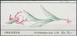 ** 1992 Orchideák Bélyegfüzet Mi 1088-1089 (MH 18) - Andere & Zonder Classificatie