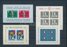 ** 1959-1971 4 Db Klf Blokk Mi 16, 17, 18, 21 (Mi EUR 60,50) - Andere & Zonder Classificatie