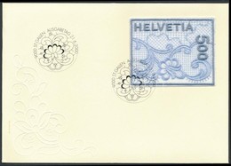 2000 Virág Hímzett öntapadós Bélyeg Mi 1726 FDC-n - Andere & Zonder Classificatie