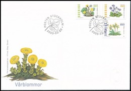 2003 Virág Sor Mi 2350-2352 FDC-n - Sonstige & Ohne Zuordnung